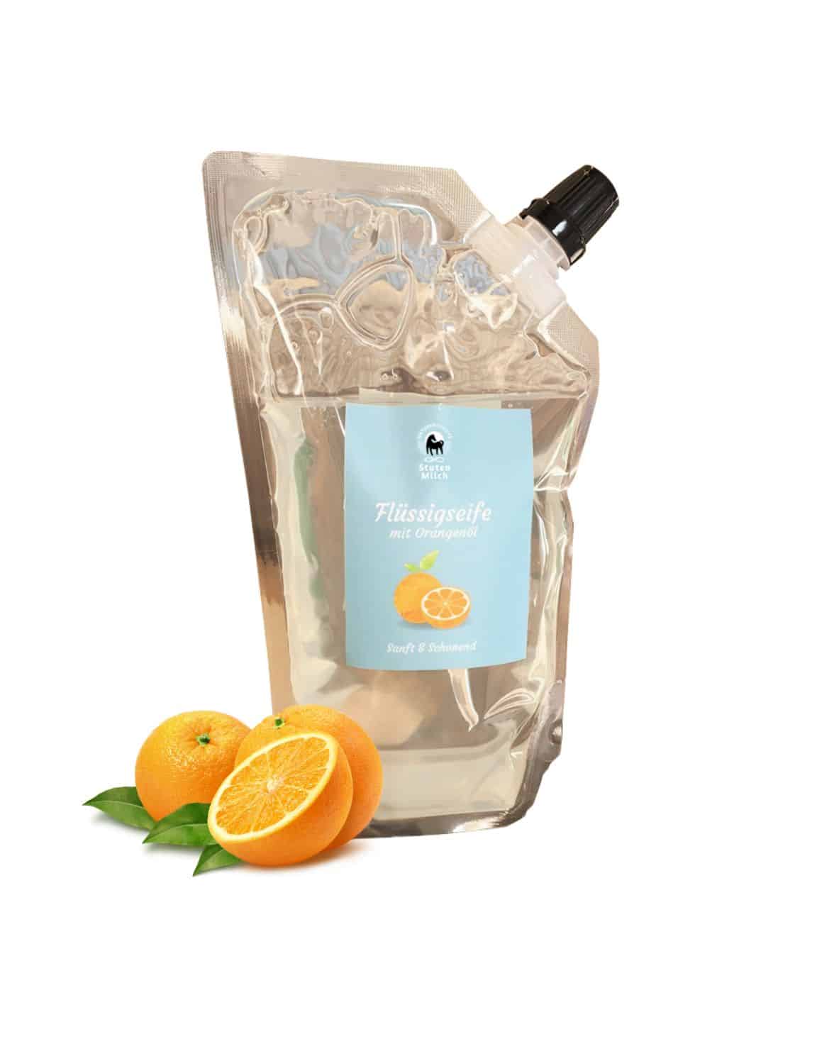 Stutenmilch Orangenseife Nachfüllpack, 500ml