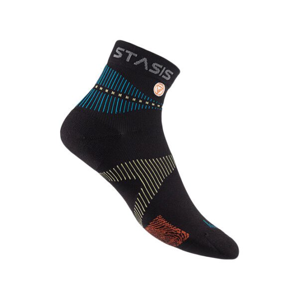 Produkt Voxx Neuro Socks Atheltic Mini Crew, Farbe schwarz, Foto Hintergrund weiß